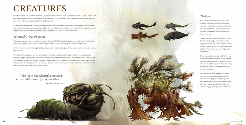 File:The Making of Guild Wars 2 creatures spread.jpg