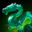Jade Dragon Statuette