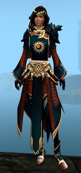 File:Ornate Guild armor (light) human female front.jpg