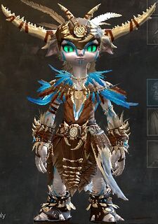 Woad armor (light) asura female front.jpg