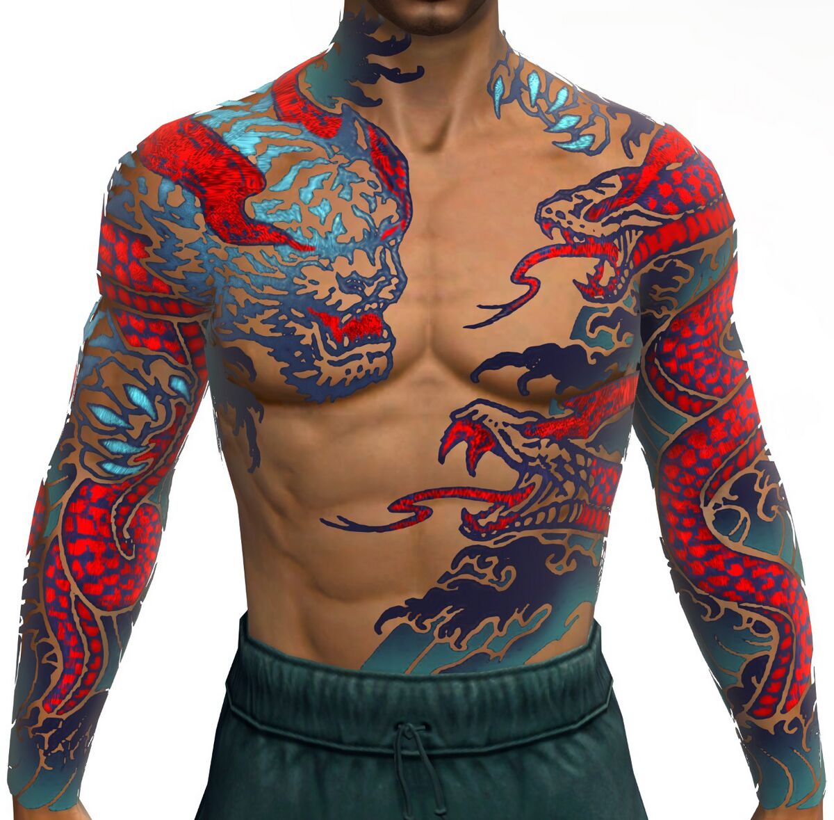 Tattoo & Mask, guild wars, fantasy tattoo, video game, mask, adventure, HD  wallpaper | Peakpx
