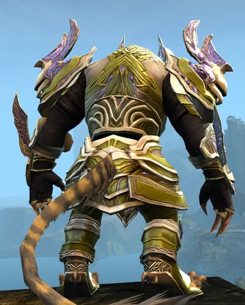 File:Ardent Glorious armor (heavy) charr male back.jpg