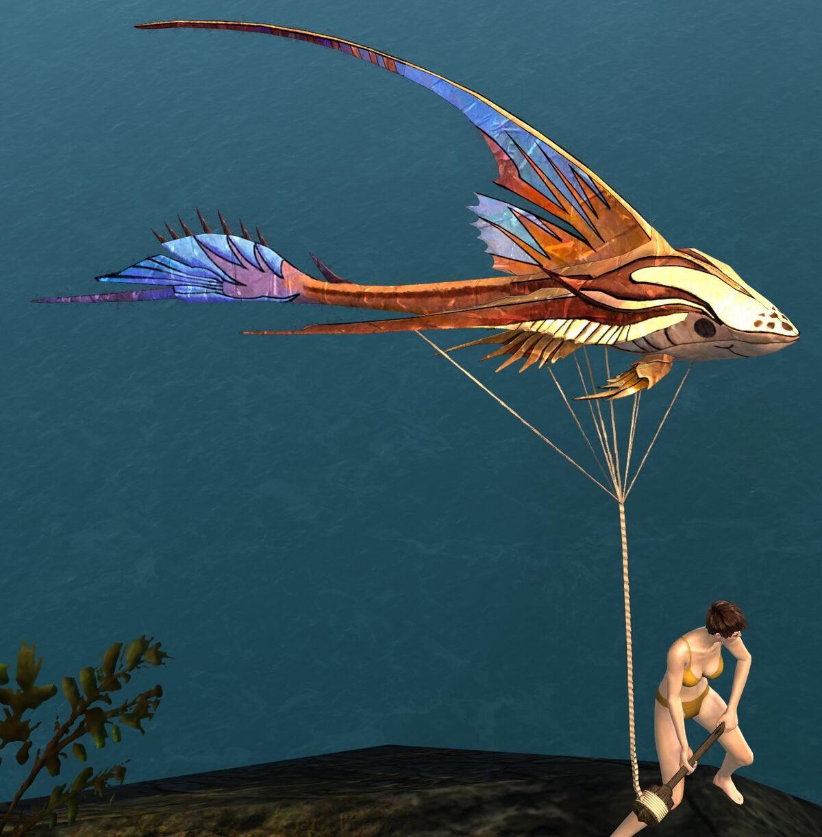 Sand Shark Kite - Guild Wars 2 Wiki (GW2W)