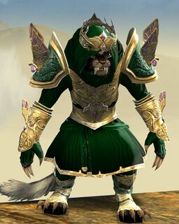 Ardent Glorious armor (light) charr female front.jpg