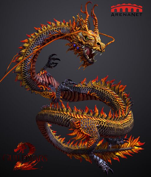 File:"Chinese Dragon Coiled" render.jpg