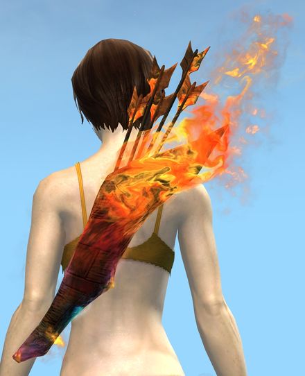 Fire Quiver Backpack Skin Guild Wars 2 Wiki Gw2w