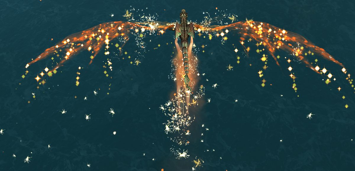 Dragon Fireworks Glider - Guild Wars 2 Wiki (GW2W)