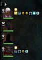 The old party interface, without the mastery icons.